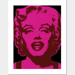 Iconic Marilyn Monroe: Bring Glamour to Your Space! Vintage Retro Style Cranberry Version Posters and Art